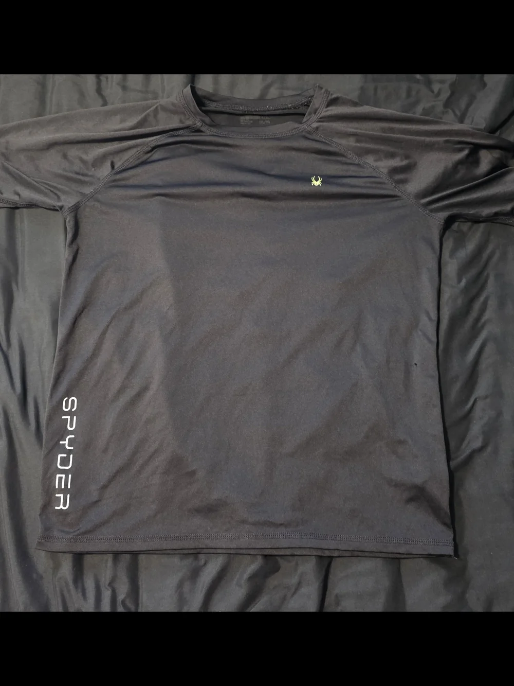 Spyder Men's Black Long Sleeve Performance Top